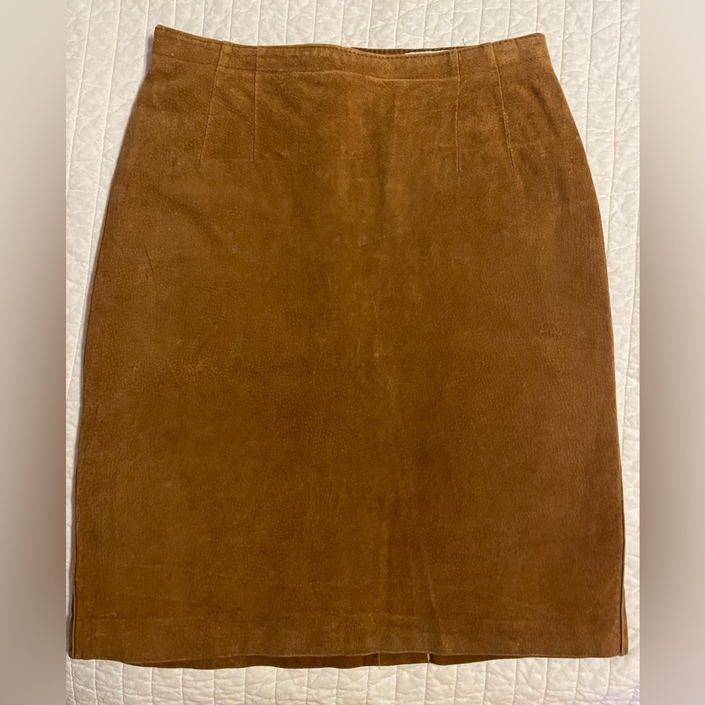 Vintage Leather Skirt